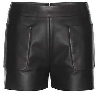 Balenciaga Leather Shorts
