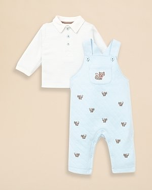 Little Me Infant Boys' Overalls & Polo Shirt Set - Sizes 3-9 Months
