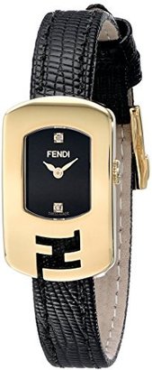 Fendi Women's F300421011D1 Chameleon Analog Display Quartz Black Watch