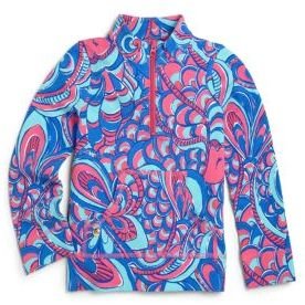 Lilly Pulitzer Girl's Swirl Print Top