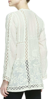 Johnny Was Collection Tasha Button-Front Blouse, Women's