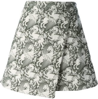 Tory Burch ornament print skirt