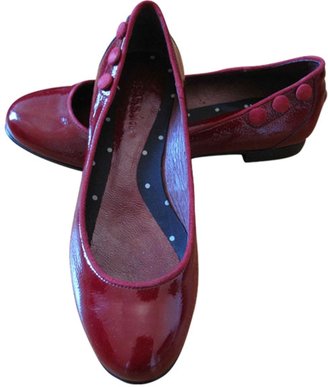 Sessun Red Patent leather Ballet flats