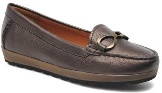 Geox Women's D Senda C Rounded toe Loafers in Brown