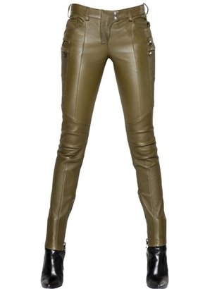 Balmain Nappa Leather Jeans