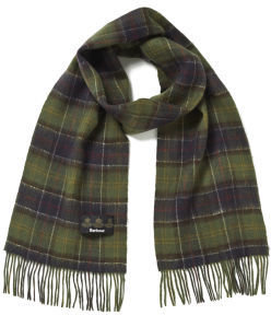 Barbour Double Faced Check Scarf Classic Tartan