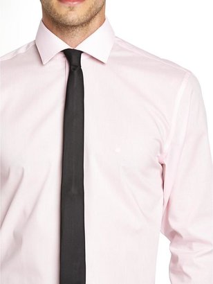 Calvin Klein Mens Plain Stretch Long Sleeve Shirt