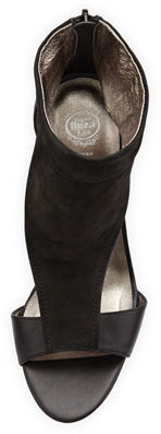 Jeffrey Campbell Vandross Wide T-Strap Sandal, Black (Stylist Pick!)