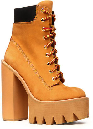 Jeffrey Campbell The HBIC Boot in Wheat Nubuck (Exclusive) - ShopStyle