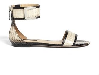 Rachel Zoe 'Gracie' Genuine Snakeskin Sandal