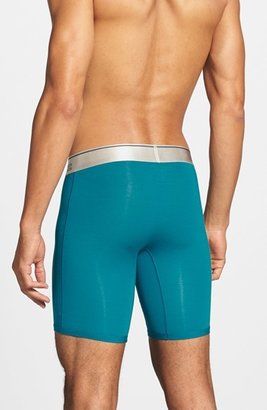 Tommy John Men's 'Second Skin' Boxer Briefs, Size Small - Blue
