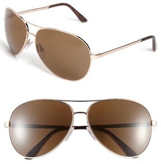 Tom Ford 'Charles' 62mm Polarized Sunglasses
