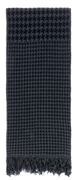 Nobrand Mix houndstooth star wool scarf