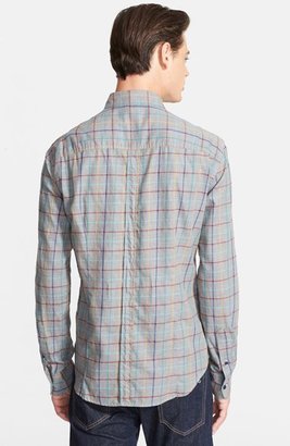 Band Of Outsiders Extra Trim Fit Check Sport Shirt