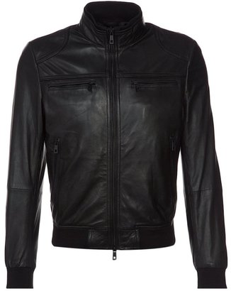 Karl Lagerfeld Paris LAGERFELD Leather jacket black