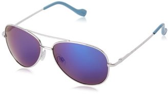 Jessica Simpson Women's J402 SLVBL Aviator Sunglasses