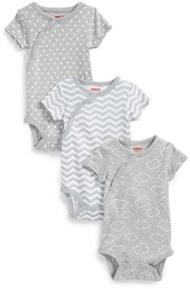 Skip Hop Cotton Bodysuits (Set of 3) (Baby Girls)