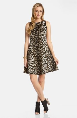 Karen Kane Cheetah Print Scuba Knit Dress