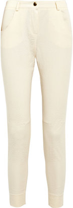 Kitsune Maison Textured stretch-cotton skinny pants