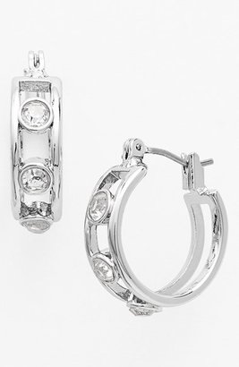 Anne Klein Crystal Hoop Earrings