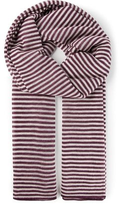 Joseph cashair striped knit scarf