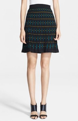 M Missoni Helix Knit A-Line Skirt
