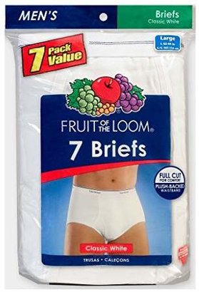 Fruit of the Loom Men's Ringer Fashion Brief ()(Pack of 7)