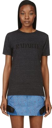 Rodarte SSENSE Exclusive Charcoal Grey 'Radarte' T-Shirt