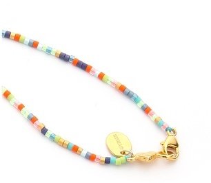 Chan Luu Beaded Tassel Charm Necklace