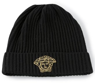 Versace embroidered beanie