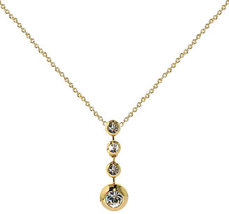 Finesse Swarovski Crystal Drop Pendant Necklace