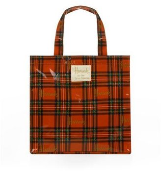 Harrods Small Royal Stewart Tartan Shopper Bag