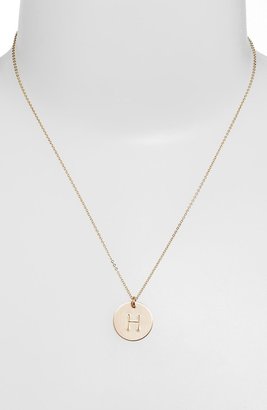 Nashelle 14k-Gold Fill Initial Disc Necklace