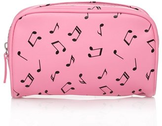 Forever 21 Metallic Musical Note Cosmetic Pouch