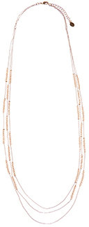 Accessorize Glass Bead Station Rope Necklace