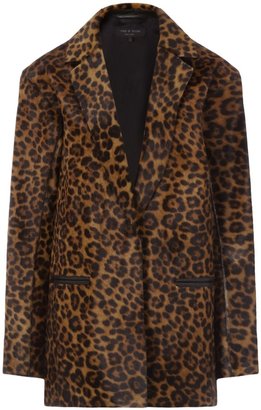 Rag and Bone 3856 Rag & Bone Leopard Fur Sigrid Jacket