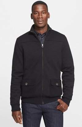 Ferragamo Reversible Quilted Wool Sweater Jacket