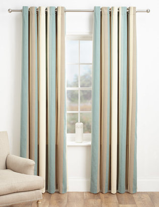 St. Ives Striped Eyelet Curtains