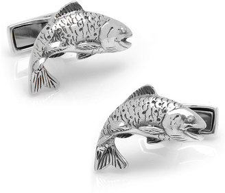 Cufflinks Inc. Sterling Silver Salmon Cufflinks