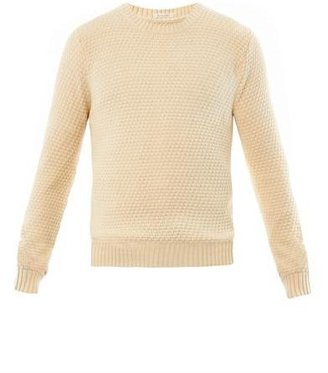 Gant Waffle-knit crew-neck sweater