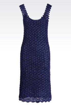 Giorgio Armani Crocheted Dress