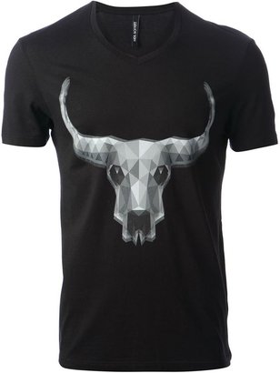 Neil Barrett animal skull t-shirt