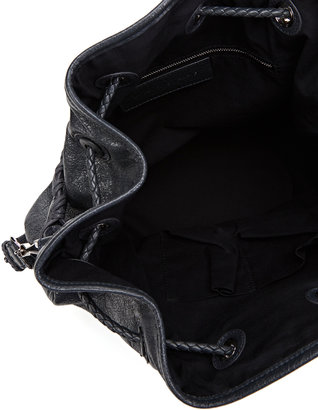 Balenciaga Giant Carly Arena Leather Bucket Bag