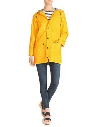Petit Bateau Yellow Oilskin Raincoat