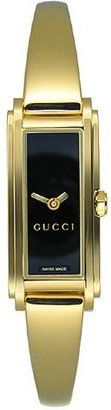 Gucci Women's YA109524 G Line Black Dial Watch