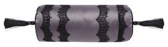 Star by Julien Macdonald Designer grey satin lace 'Bolster' cushion