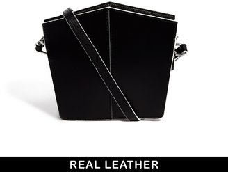 ASOS Leather Hexagonal Cross Body Bag