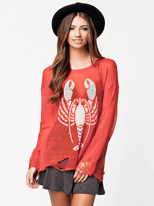 Wildfox Couture Lobster Lenon Sweater