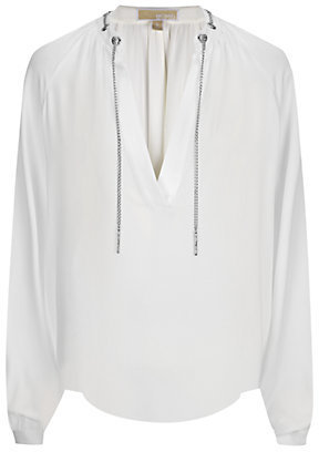 MICHAEL Michael Kors Chain Collar Shirt