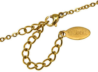 Jaeci The Delicate Wishbone Necklace in Gold